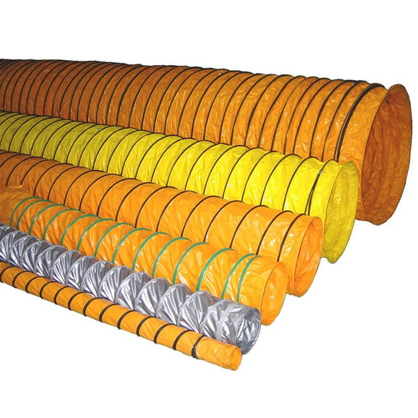 Durable PVC Ventilation Duct Tube / PVC Ventilating pipe leakage resistant