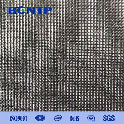 BLACK color  PVC Mesh Fabric Poly  Vinyl Fabric 1000D 1818 high strength for shopping cart material in roll