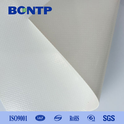 Block Out PVC Coated Polyester Tarpaulin Tent Flame Resistant Canvas 850g