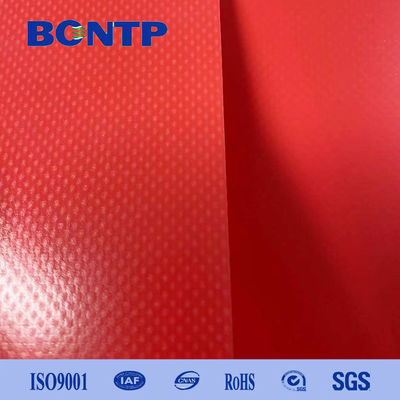 Block Out PVC Coated Polyester Tarpaulin Tent Flame Resistant Canvas 850g