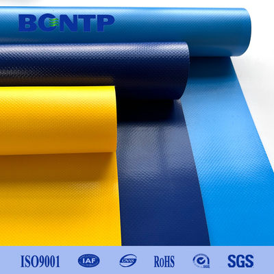 750 Gsm 1000 D Tarpaulin Pvc Coated tarpaulin fabric  in roll Fire Retardant