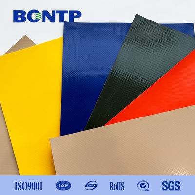 1000D Vinyl PVC Coated Tarpaulin Fabric For Trailer Curtain Truck Cover