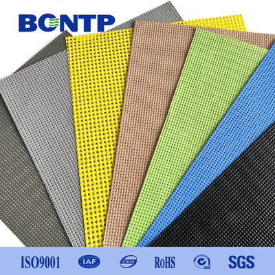 Vinyl Coated 450gsm Woven Polyester Mesh Fabric 3000D  flame retardant high strength