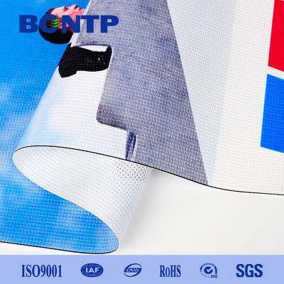 1000D Colorful Vinyl  Coated Polyester Mesh Fabric  for  mesh banner