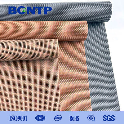 Fire Retardant 100% Polyester PVC Vinyl Coated Mesh Fabric For Outdoor Furniture