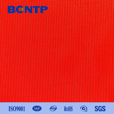 1000D PVC coated Fluorescent red Mesh Fabric  Vinyl Coated anti-uv high strength water proof