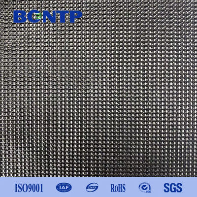 BLACK color  PVC Mesh Fabric Poly  Vinyl Fabric 1000D 1818 high strength for shopping cart material in roll