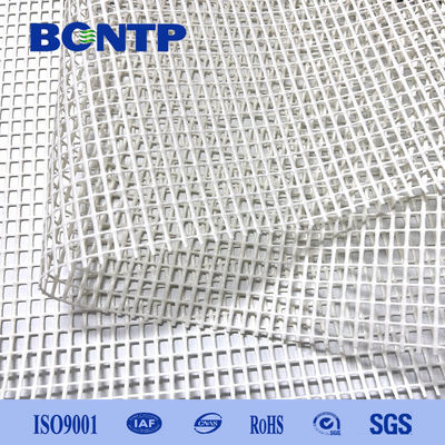 Vinyl Coated Polyester Mesh Tarp  big hole mesh fabric anti-uv