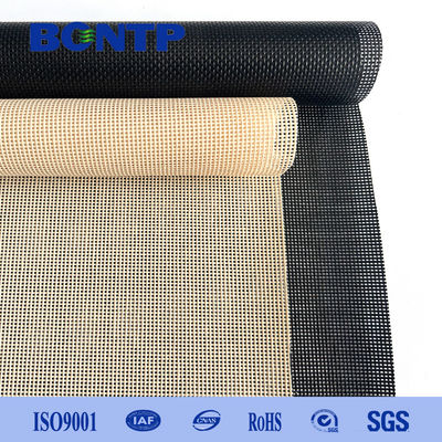 Vinyl Coated Woven Polyester PVC Mesh Fabric PVC Coated Mesh Fabric  1000D