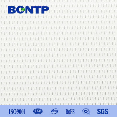 White PVC Mesh Banner Material Polyester Digital Printing Mesh Fabric