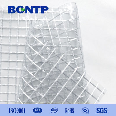 Pvc 1000d big mesh hole Waterproof Transparent Tarpaulin For Awning