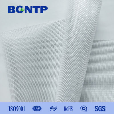 PVC Transparent Mesh Fabric Laminated Polyester Mesh Transparent Tarpaulin for file pocket