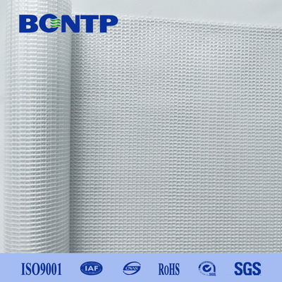 PVC Transparent Mesh Fabric Laminated Polyester Mesh Transparent Tarpaulin for file pocket