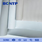 Fire Retardent 100% Blackout Curtain Fabric Fiberglass / 3 layers PVC +1 layer Fiberglass For Vertical roller curtain