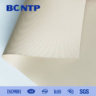 Fire Retardent 100% Blackout Curtain Fabric Fiberglass / 3 layers PVC +1 layer Fiberglass For Vertical roller curtain