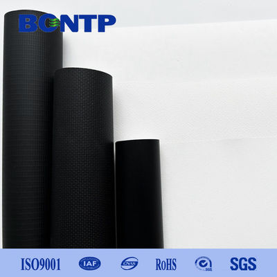 PVC Matt White Projection Screen Fabric Projection Screen Fabric Rolls for Motorized Screen