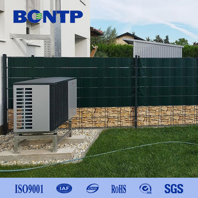 UV Resistance 19cm*35m with 20 Clips Imprinting PVC Strip Screen Privacy Fence for Double Wire Fence Garden Decoration