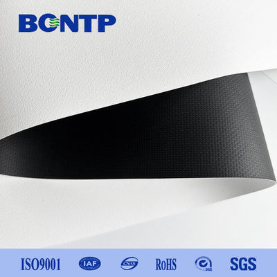 Hot Sale 0.4MM Super Flat White-Black Woven PVC Matt White Projection Screen Fabric for Projector Screens