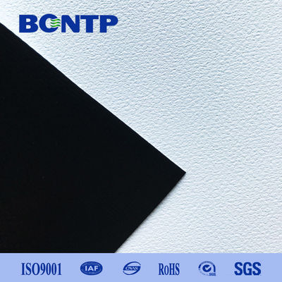 Hot Sales Super Flat 5.1M White-Black PVC Front Projection Screen Fabric