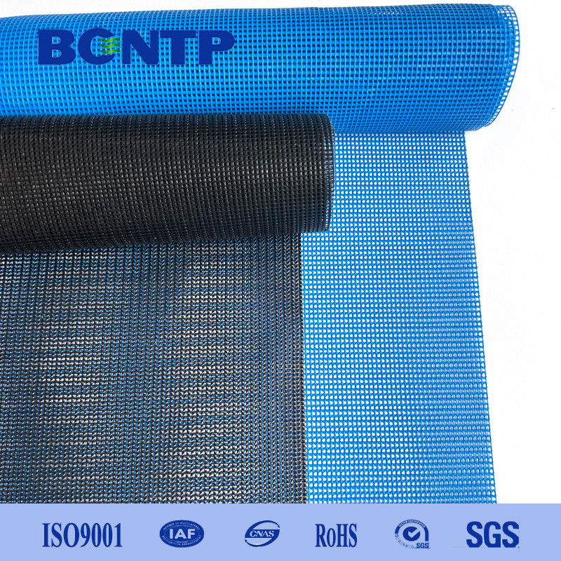 PVC Coated Polyester PVC Mesh Fabric Construction Safety Mesh flame retardant high strength