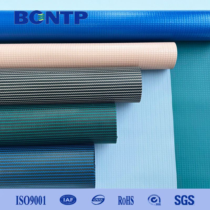 Outdoor Pool Cover With Safety Cover Solid PVC Material Roll