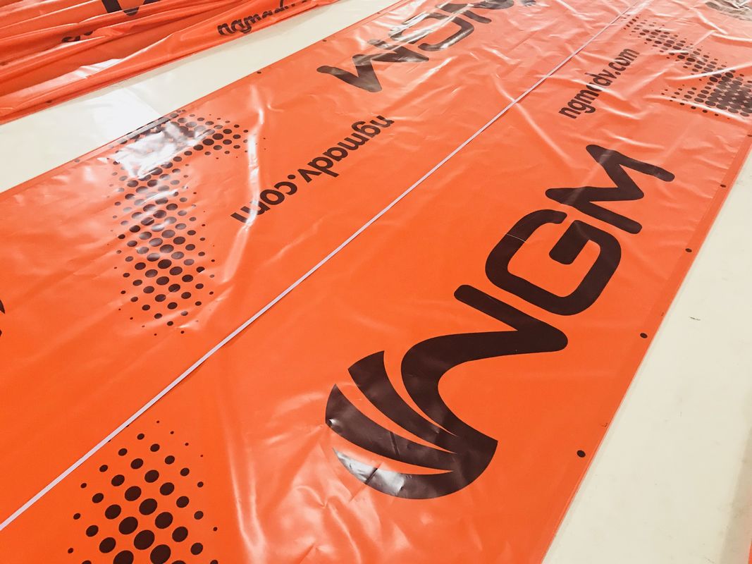 Waterproof outdoor custom canvas tarps pvc coated tarpaulin fabric anti