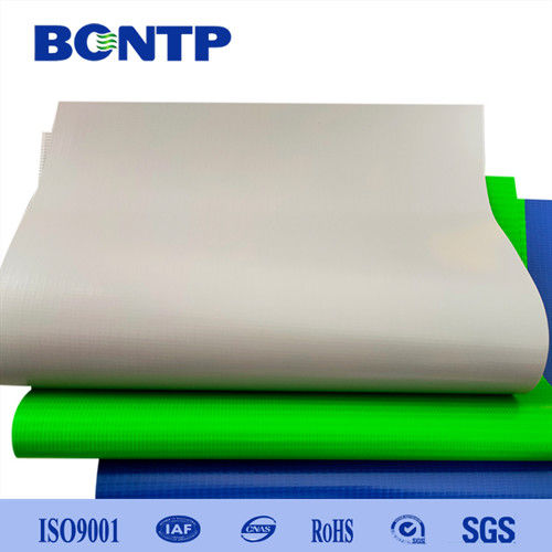 500D 18x18 PVC Laminated Tarpaulin Customized Water Resistant Fabric